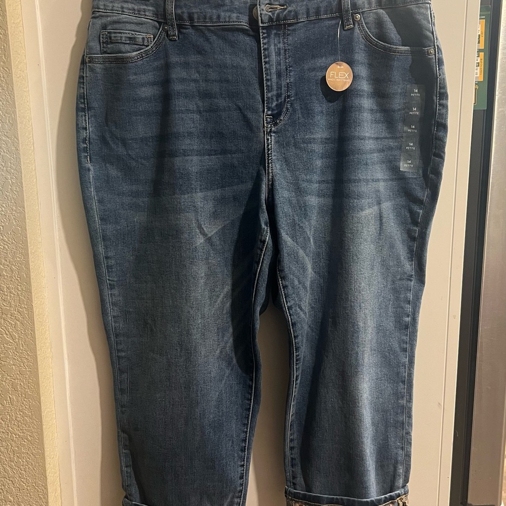 Lane Bryant Blue Boyfriend Jeans